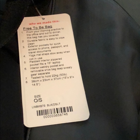 Lululemon Free To Be bag - Picture 5 of 5
